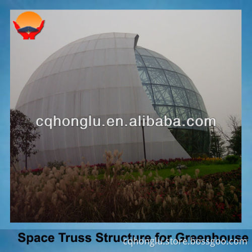 High Quality Light Steel Space Greenhouse Design